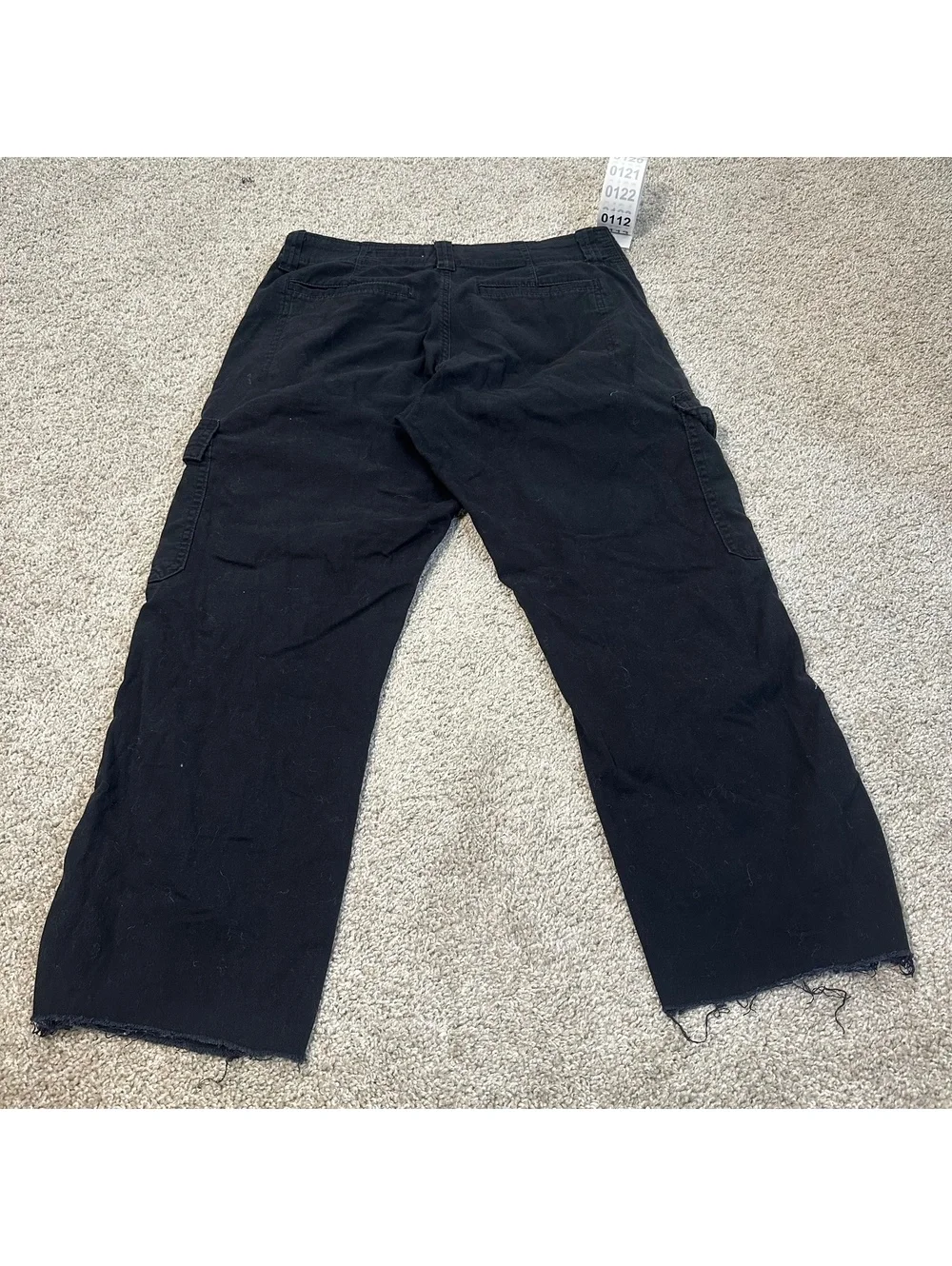 Wrangler black relaxed fit cargo pants